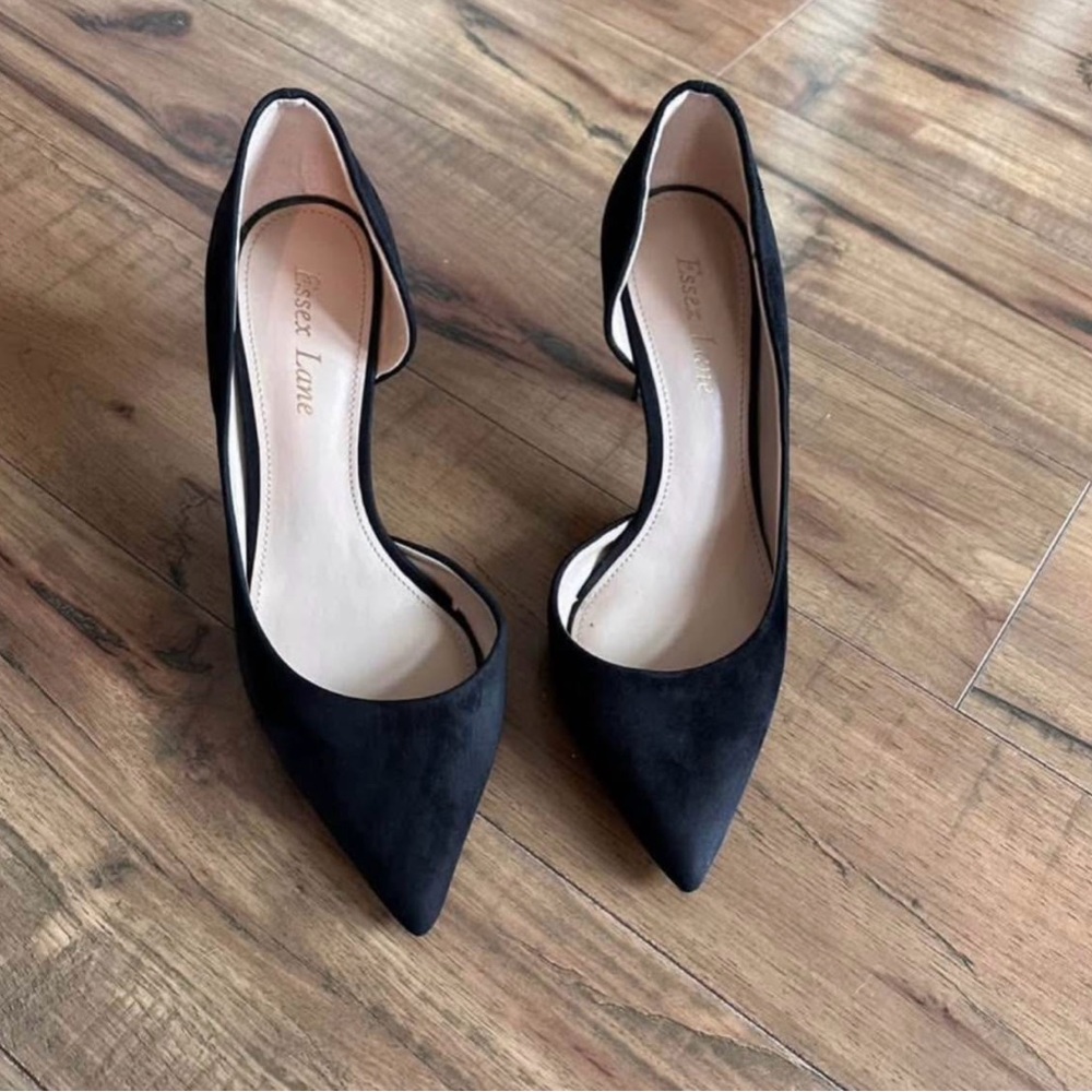 Black Pointed Toe Heels